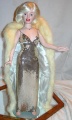 Gold Dress 16,5" Porcelain Doll