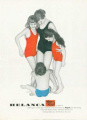 Реклама купальников из хеланки, 1958 год<ref name="bp"></ref>
