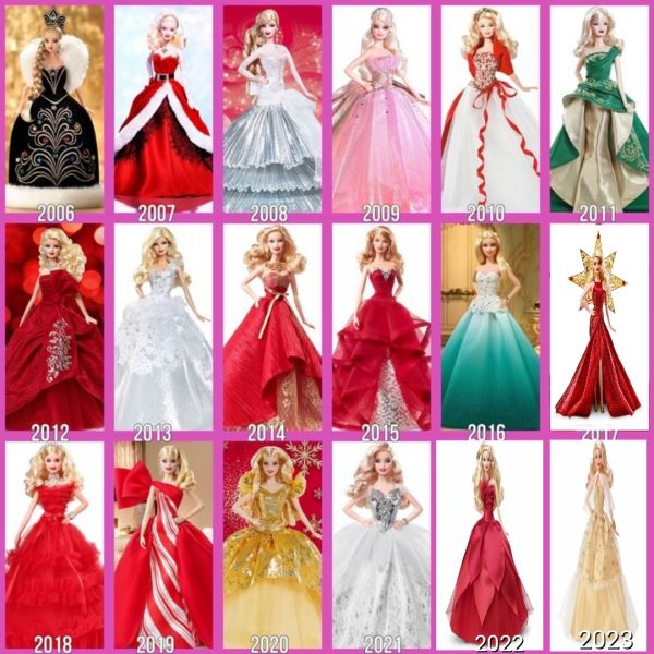 Файл:Holiday Barbie 2006-2023.jpg